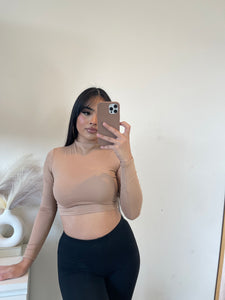Blanca double layer top (mocha )526