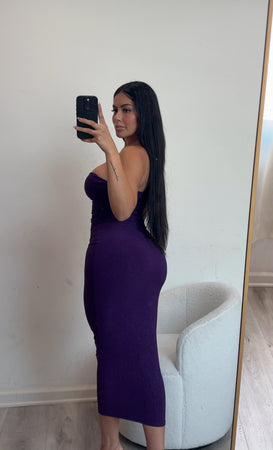 Mary glitter dress 388 (purple )
