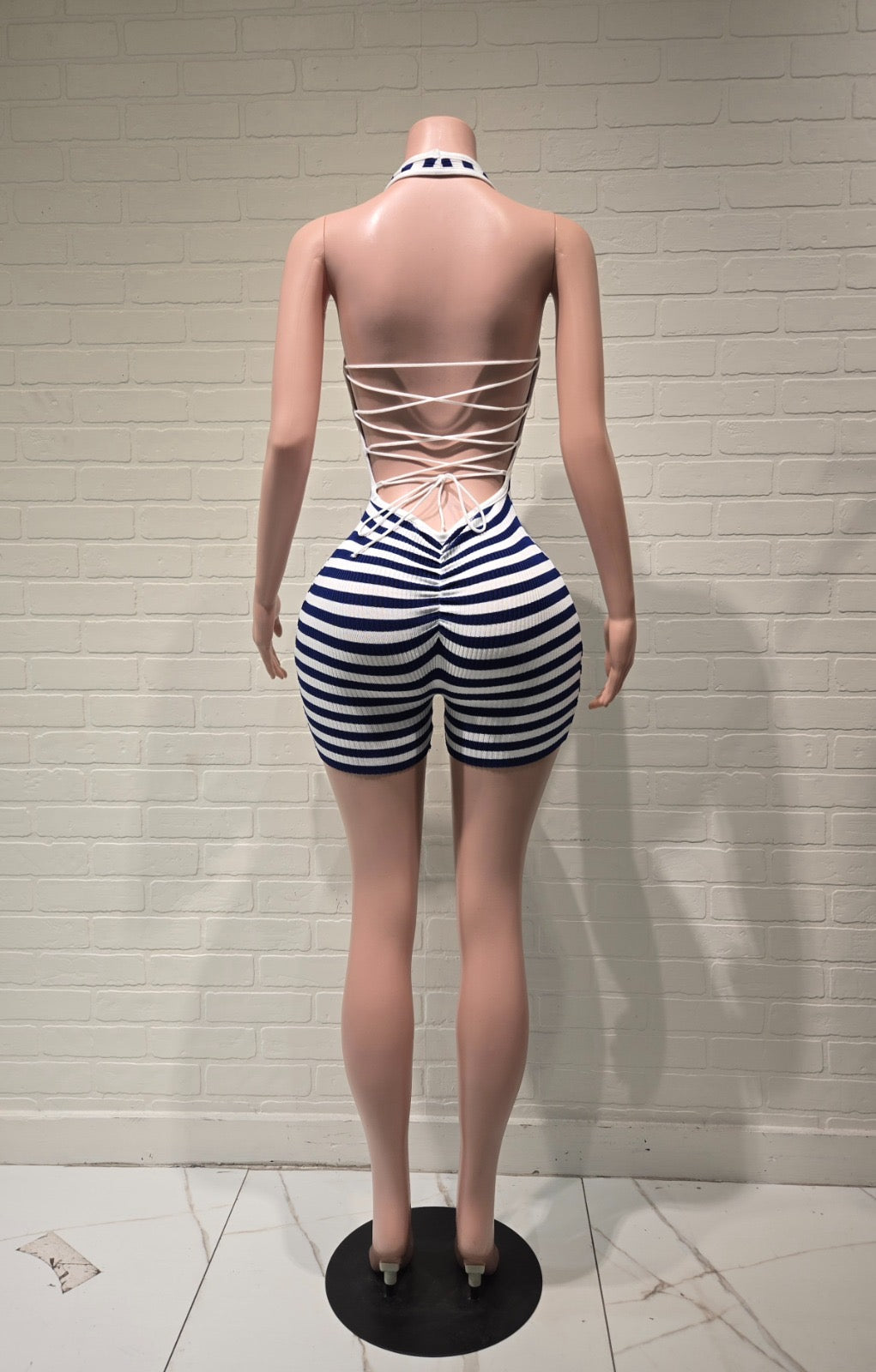 Donna stripe romper
