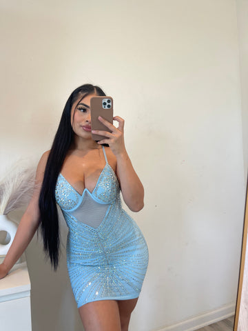 Scorpio dress (blue ) 24055