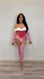 Pink princess movie character costume (pink)555390