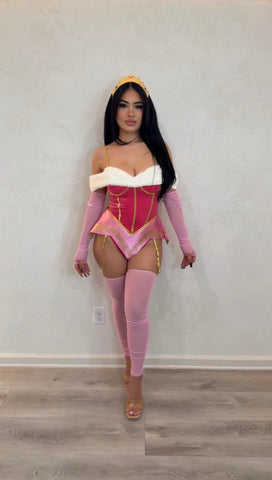 Pink princess movie character costume (pink)555390