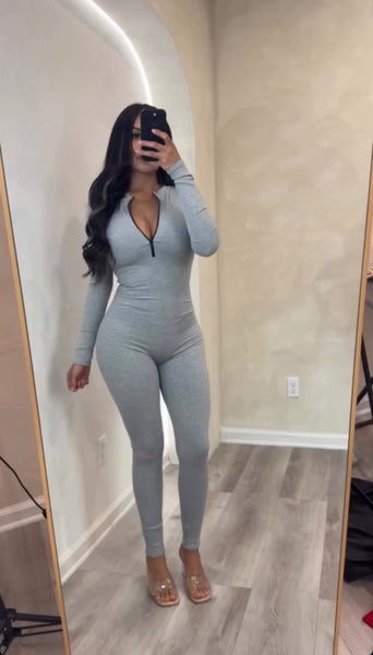 Dally zipper snatch jumpsuit 2335