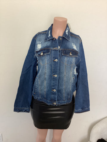 Denim jacket (plus size)