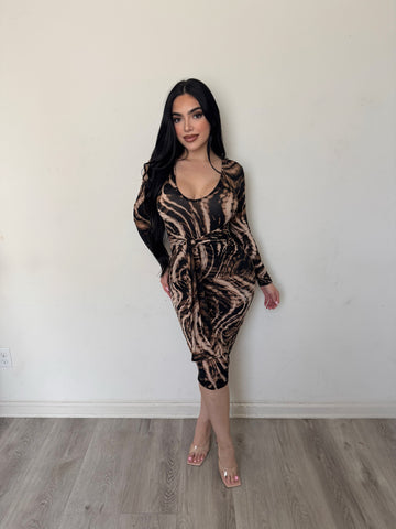 Mandy long sleeve dress 2916