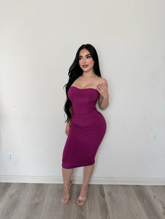 Mary glitter dress 388 (magenta)