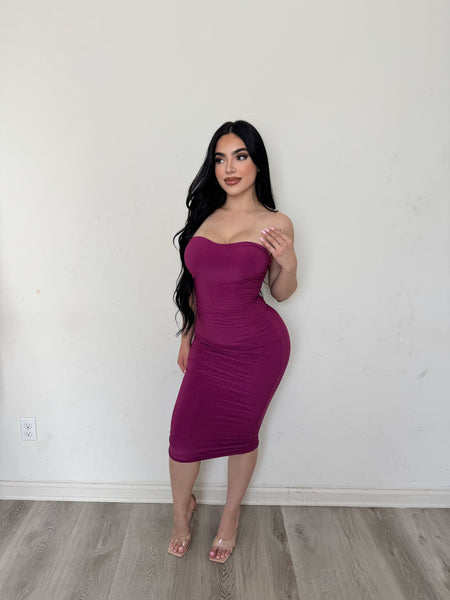 Mary glitter dress 388 (magenta)