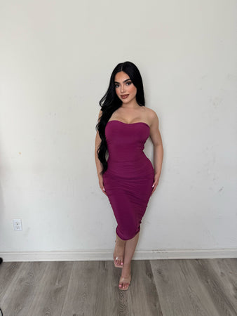 Mary glitter dress 388 (magenta)