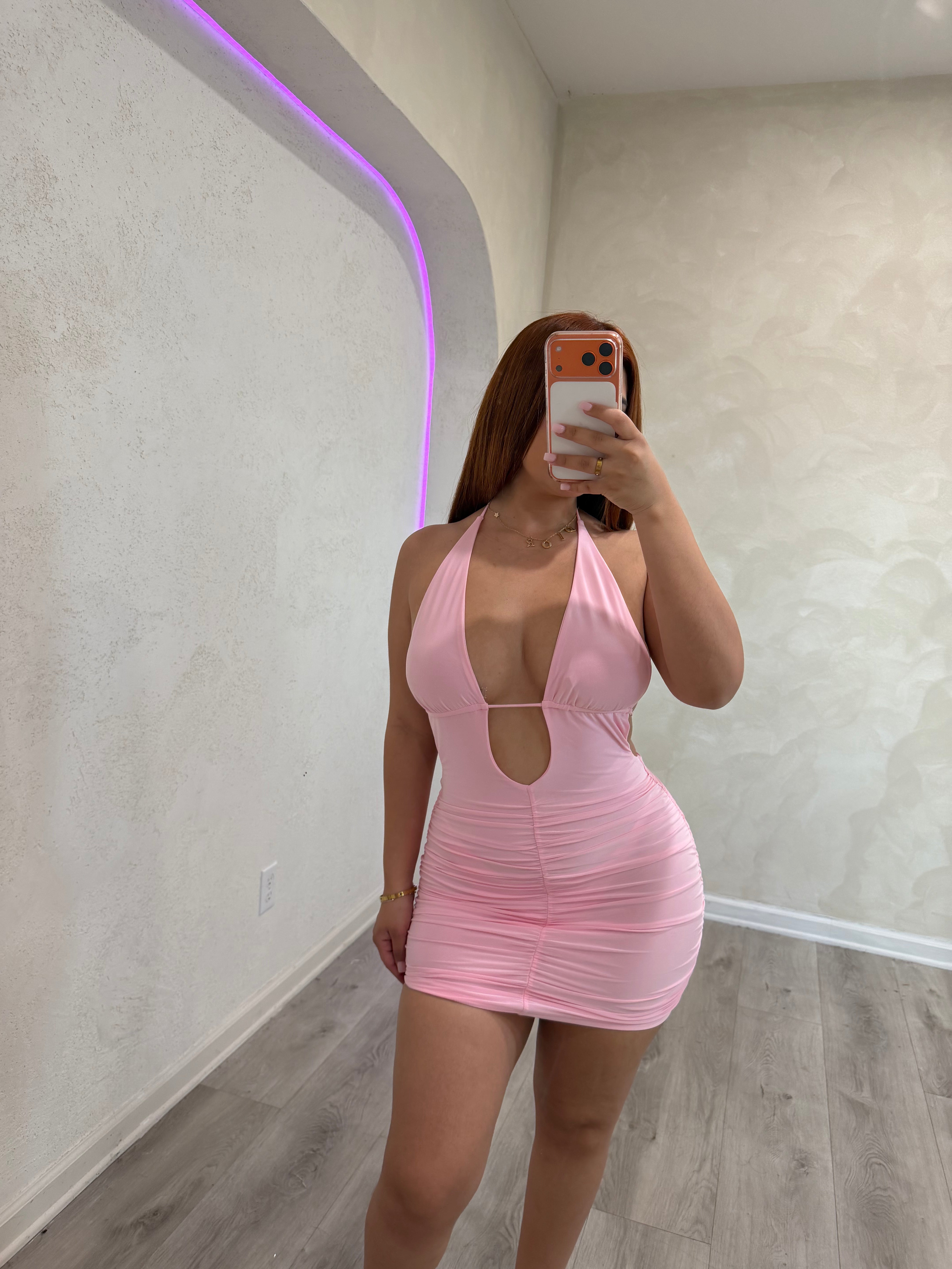 Mels Halter dress 7898