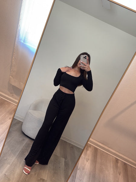Helen two piece set  3279 (black)