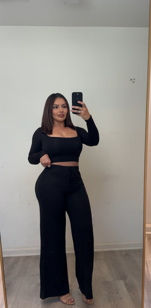 Helen two piece set  3279 (black)