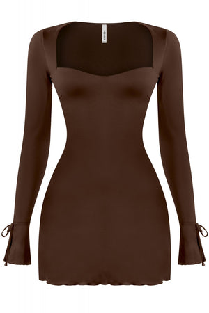 Flor dress (brown)8767