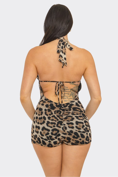 Leopard mini romper 5523