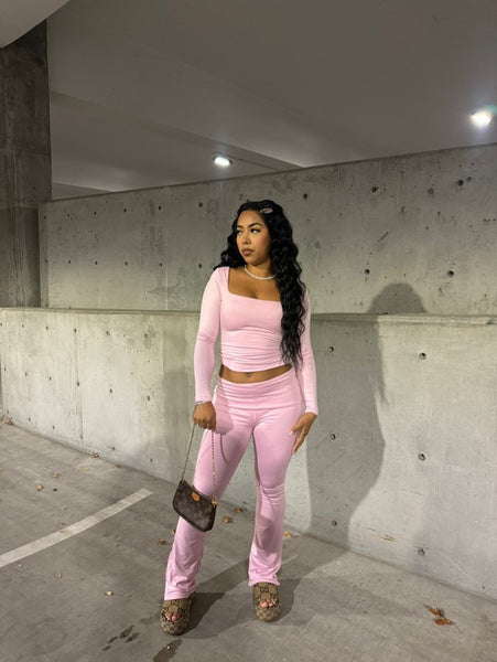 Maya two piece set  (pink)1090