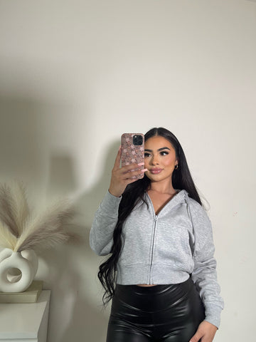 Fleece Hoodie 4365 (grey)