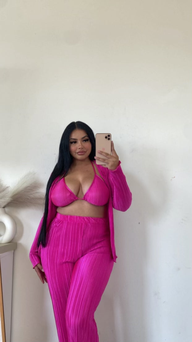 Julia 3 piece set ( fuchsia) TP8559