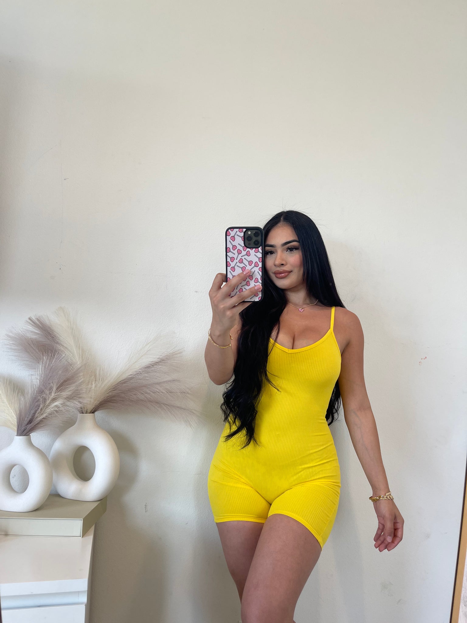 Linny romper (yellow) 2498