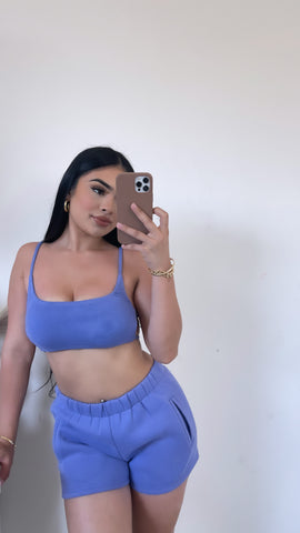 Moody two piece set (purple )