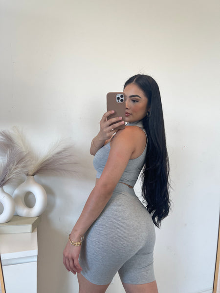 Katie two piece set (grey)3401
