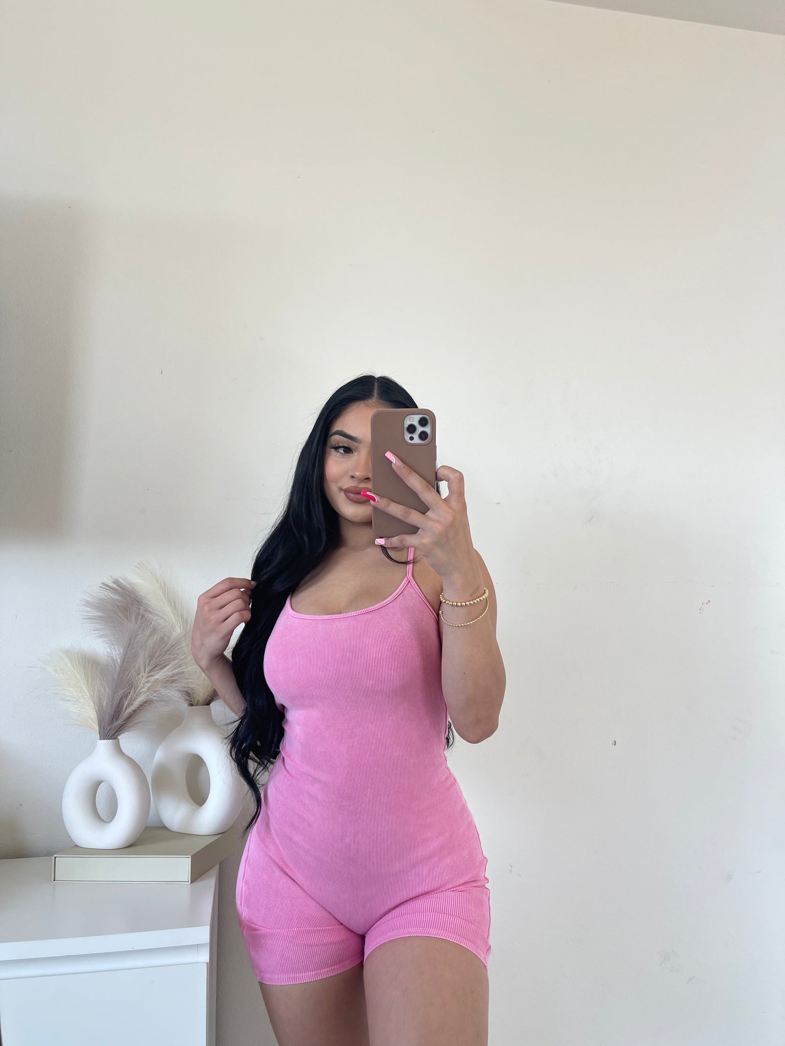Mikayla romper (pink) 2471