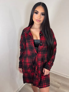 Red long flannel (red)627