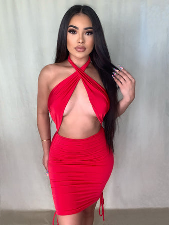 Yebelinda dress (red)1983