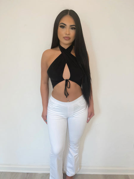 Valeria mid rise boot cut jeans
