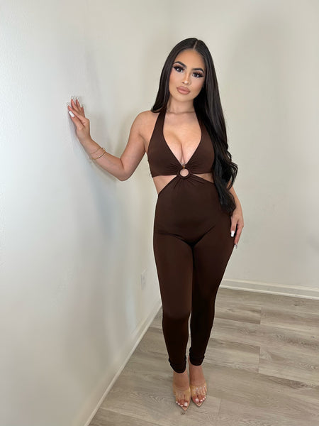 Mitzy jumpsuit (brown 3020