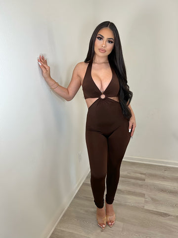 Mitzy jumpsuit (brown 3020