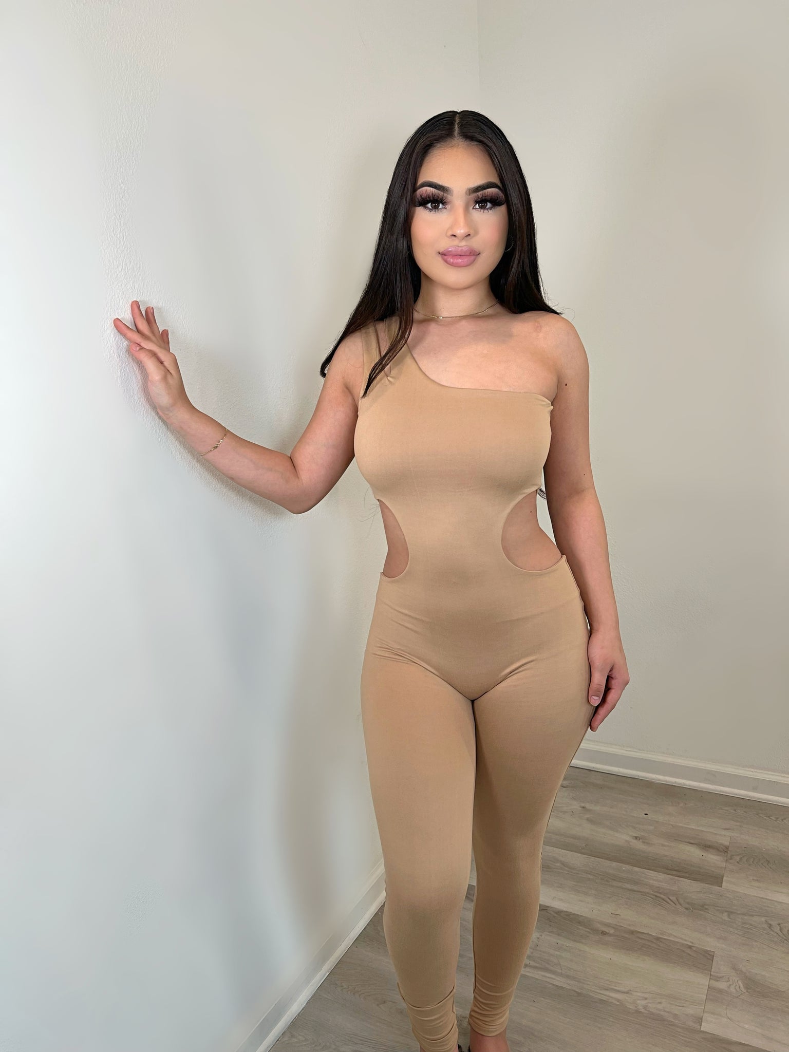 Nude jumpsuit