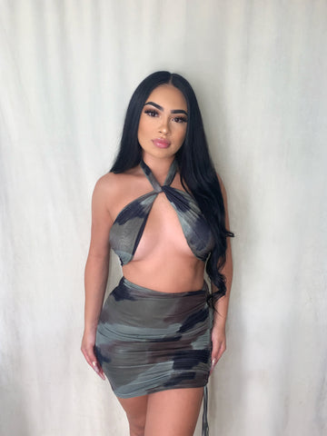 Basil two piece set (olive) 26946