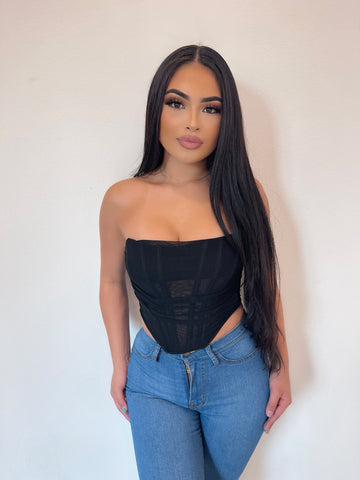 Tinker corset top (black)
