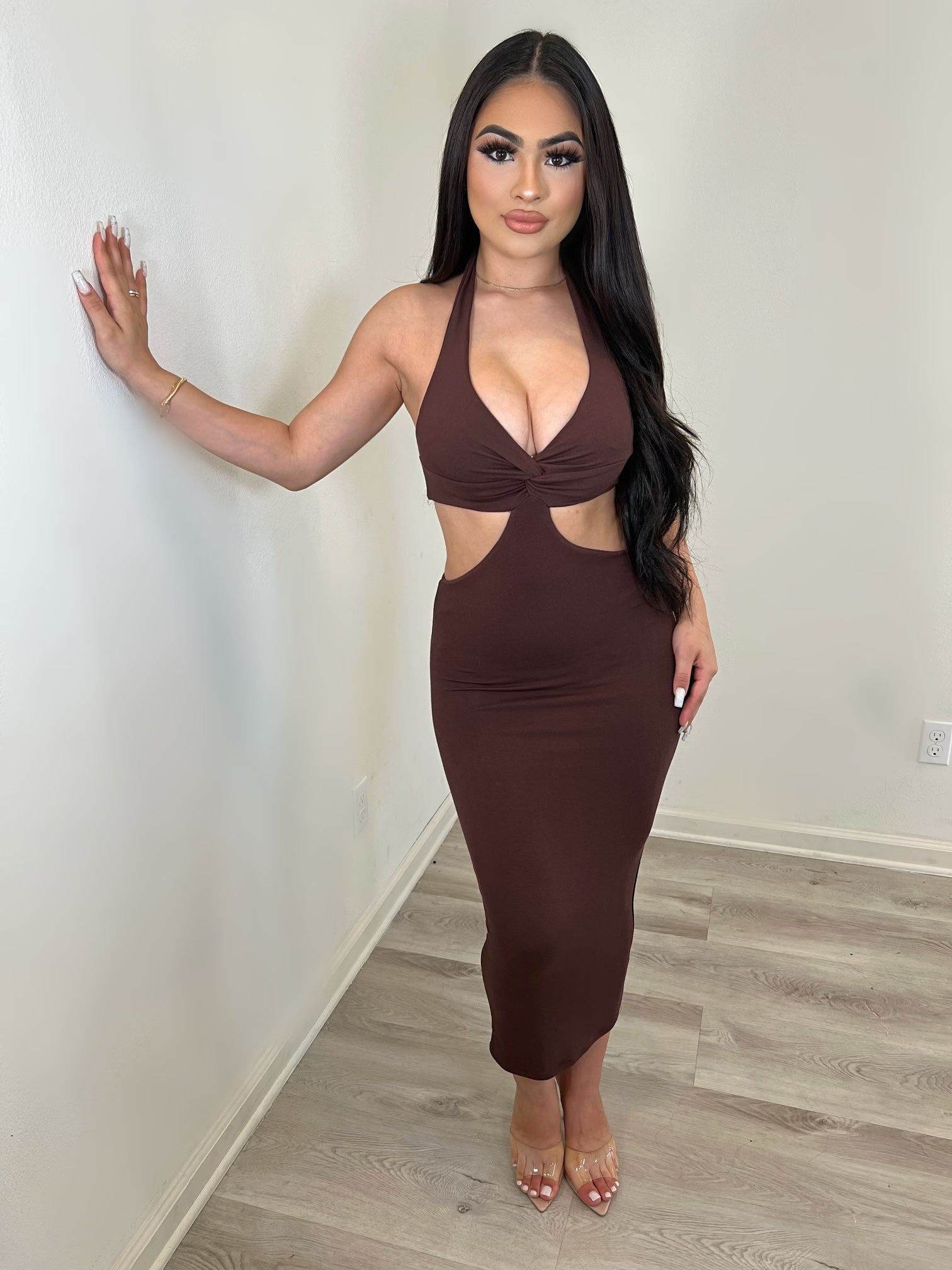 Marty dress (brown)1756