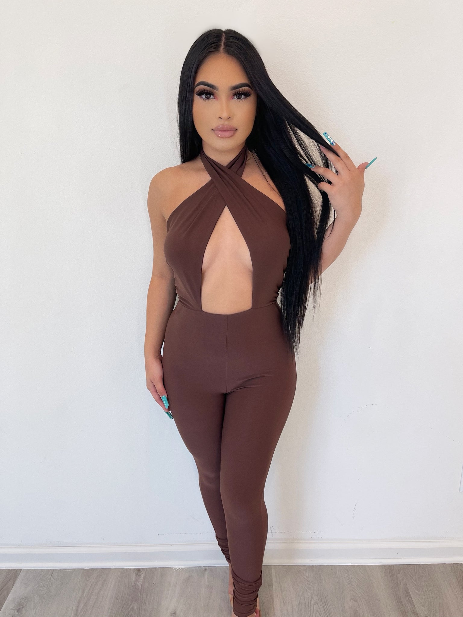 Shelsy romper (brown)6322