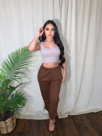 Dove brown sweats