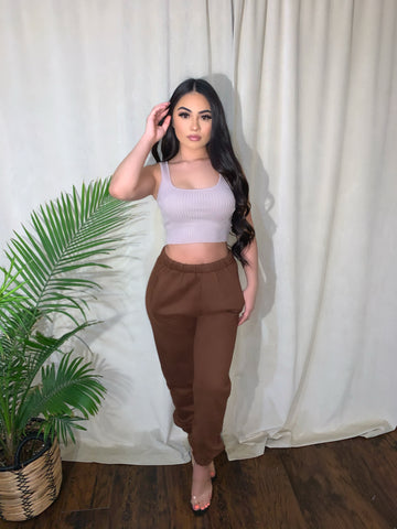 Dove brown sweats
