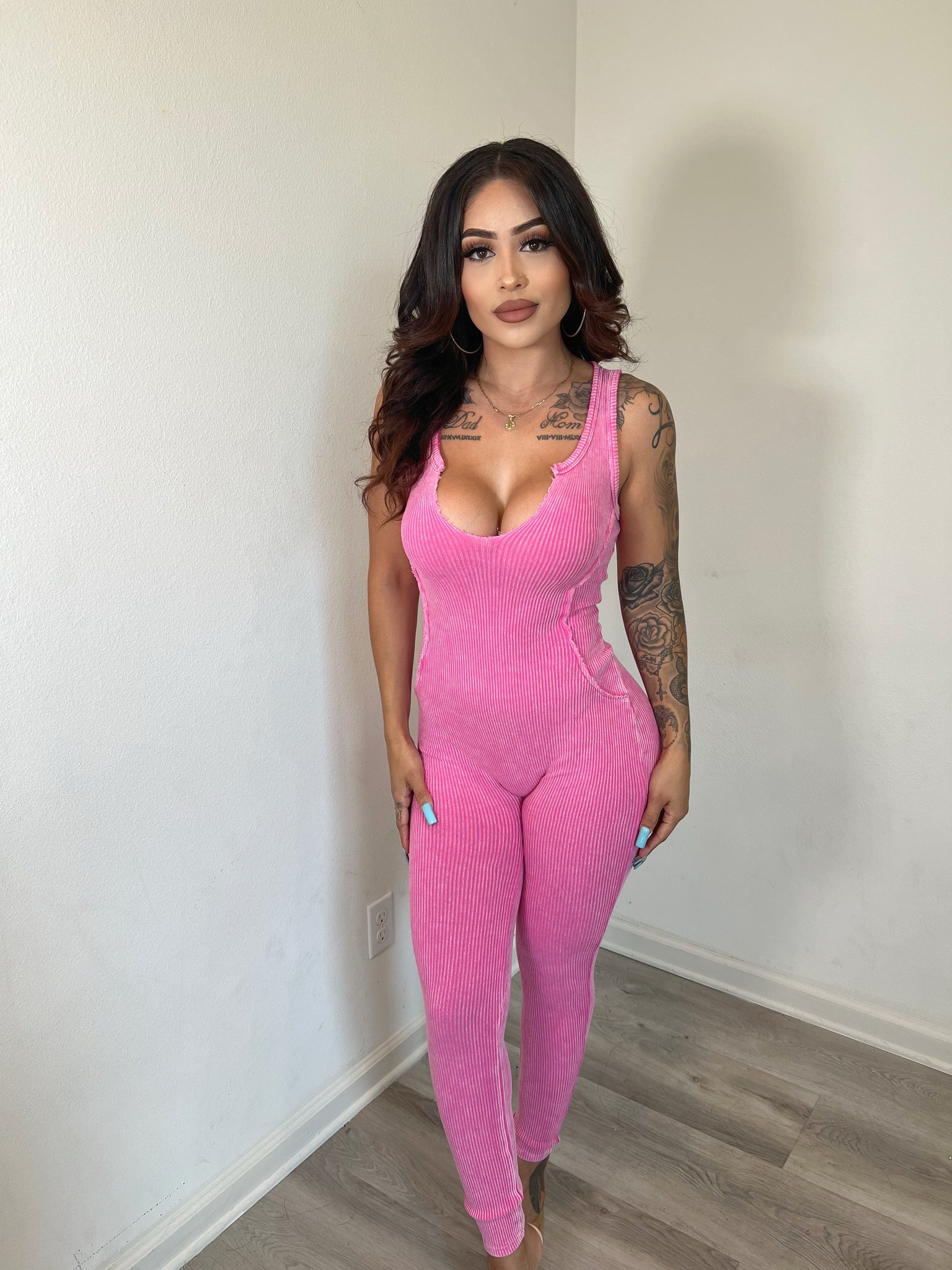 Helly jumpsuit (pink)2404