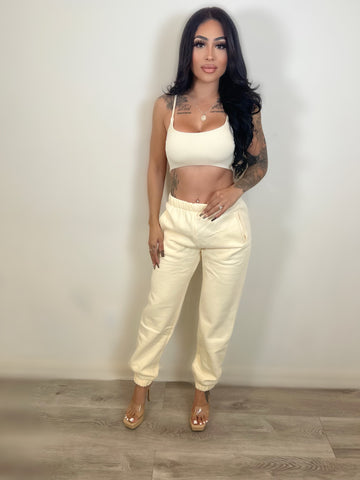 Mood two piece set (cream)