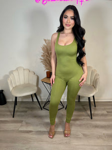 mireya ribbed jumpsuit 6423 (avocado)