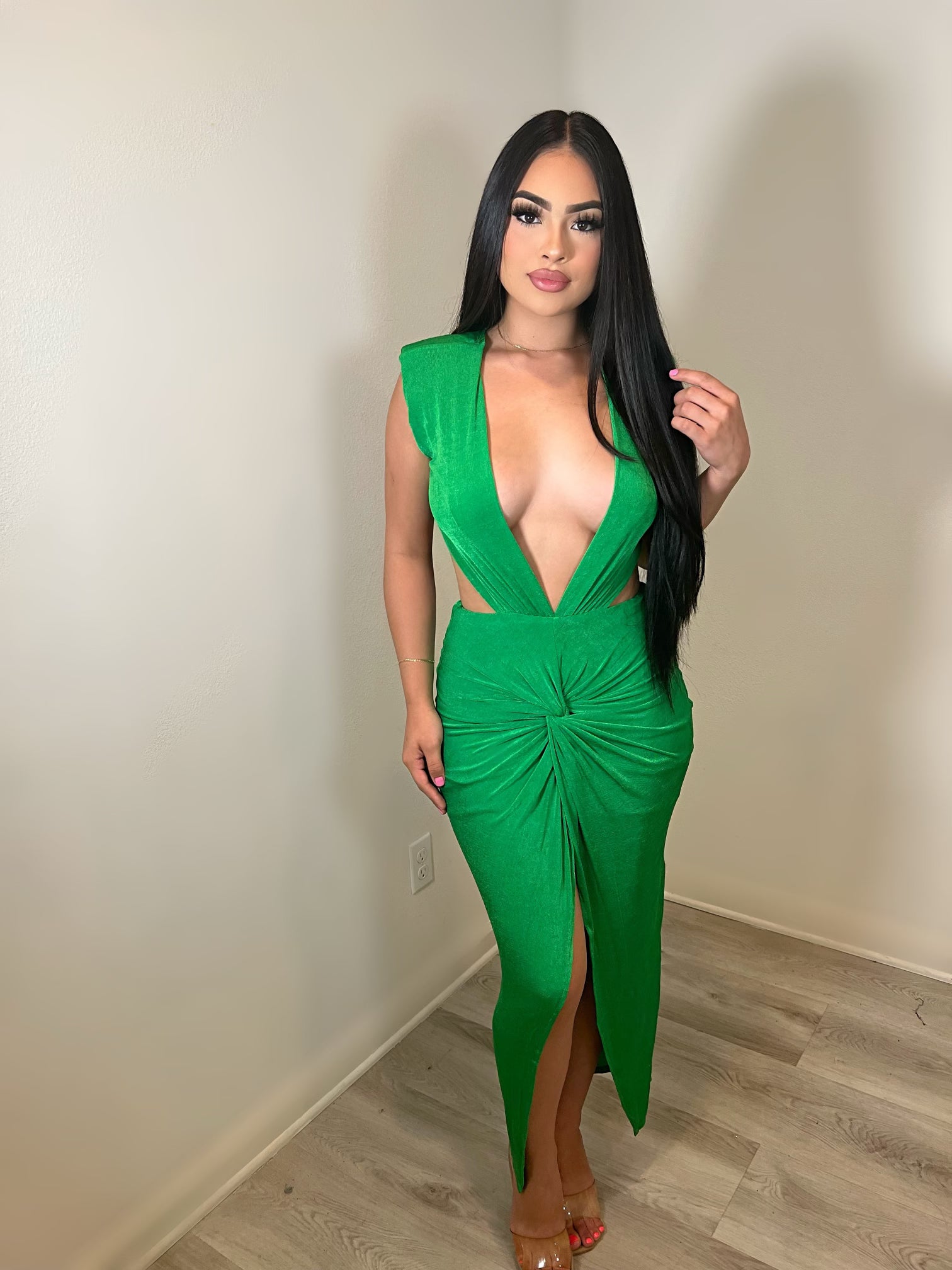 Moni dress (green)1913