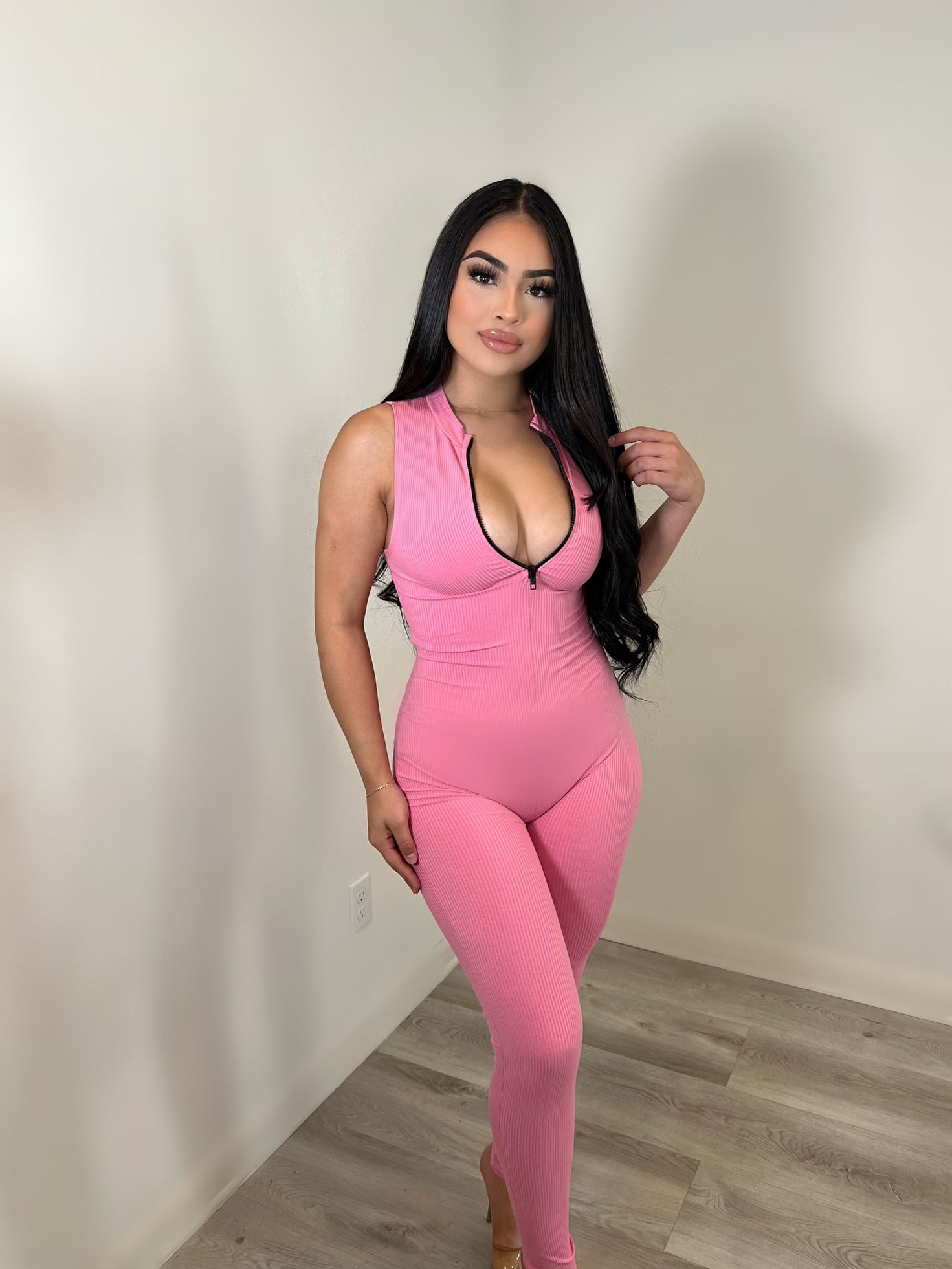 Margo zip up jumpsuit 1808