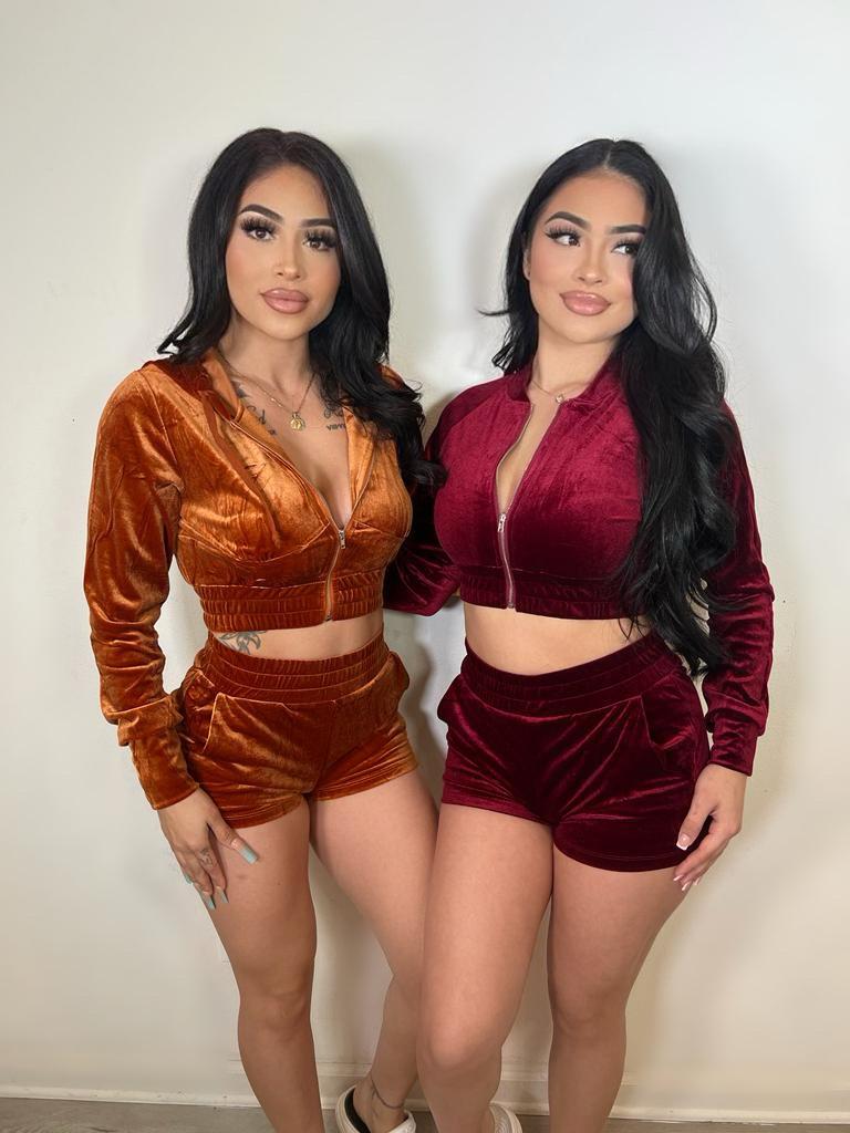 VELVET 2 PIECE SET 24454 (COPPER)