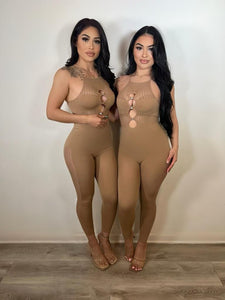 SALLY JUMPSUIT (MOCHA) 51499
