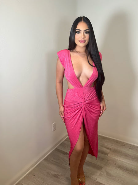 Moni dress (hot pink )1913