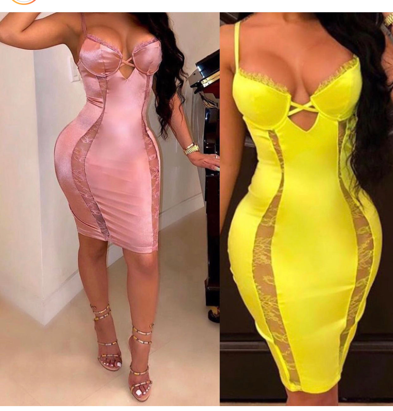 Mauve sexy dress