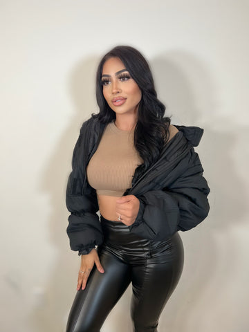 PADDED CROP PUFF JACKET 2431
