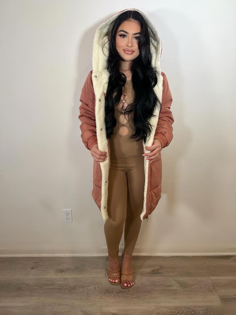 HEATHER COAT (MARSALA) 2284
