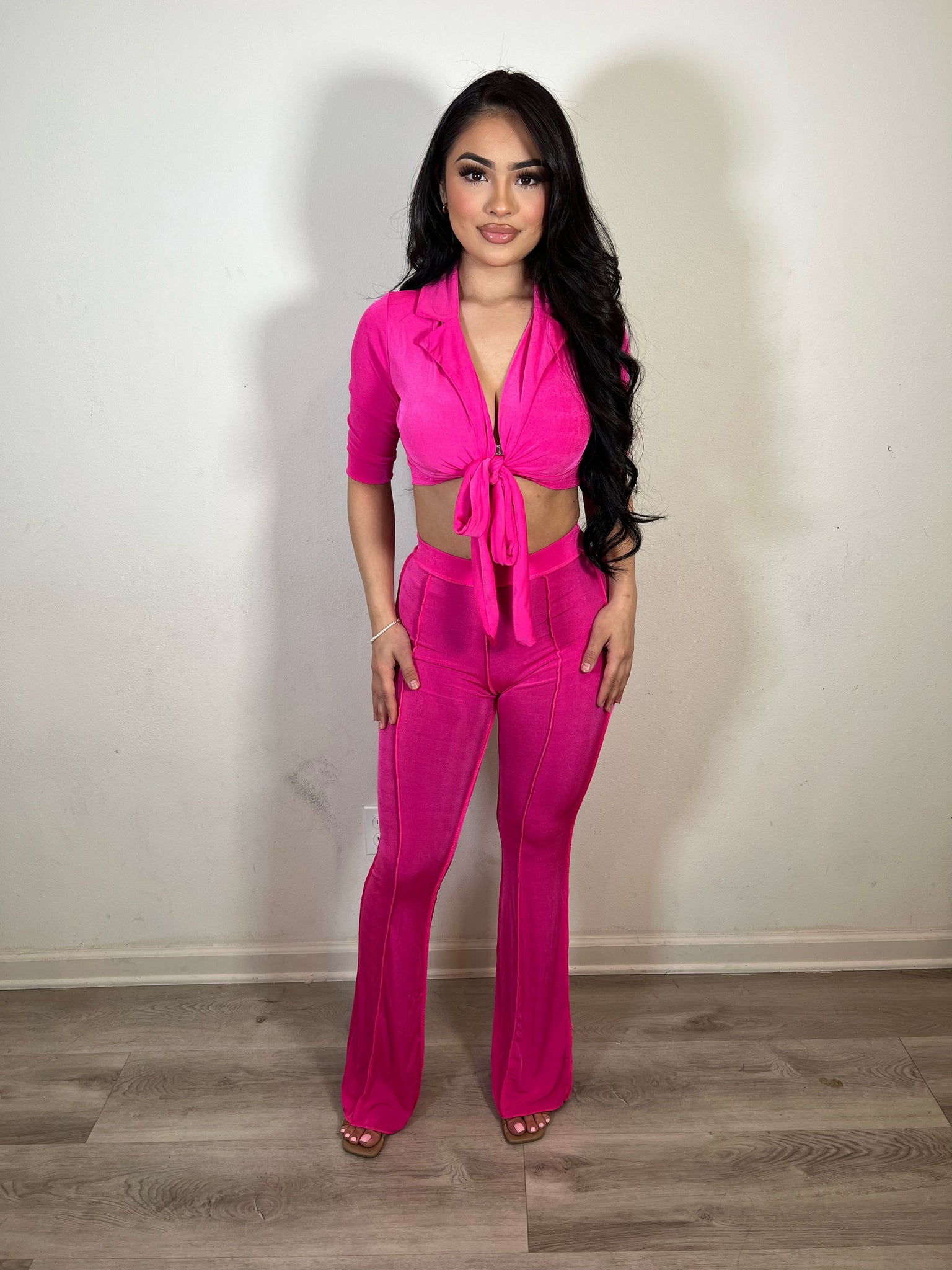 Shelby two piece set 0602 (fushia )