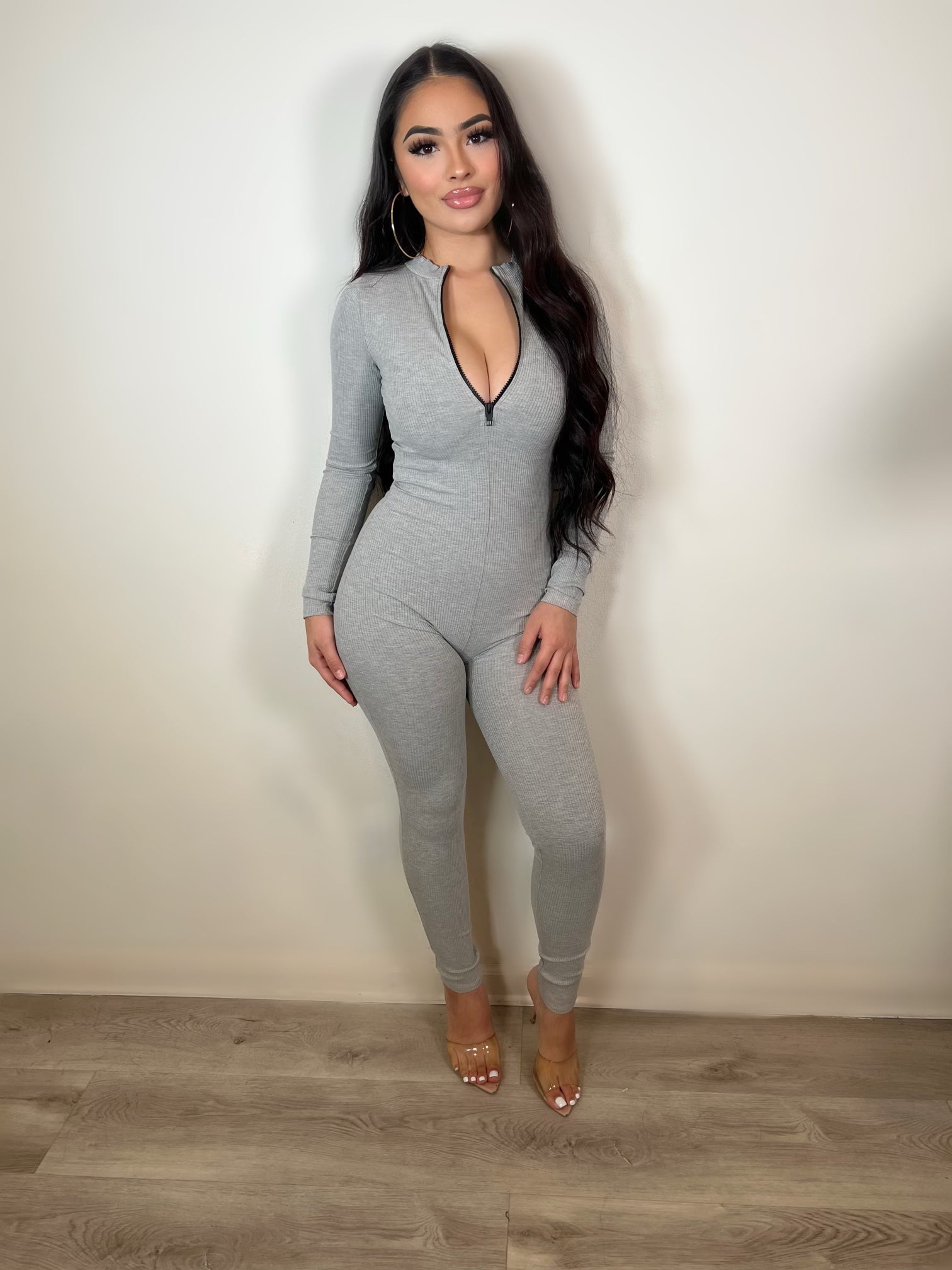 Melly snatch jumpsuit 2405 (grey)